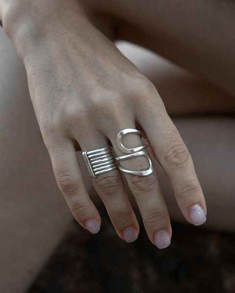 Срібний перстень 0135-1 фото