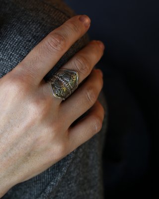 Срібний перстень 0065-1 фото