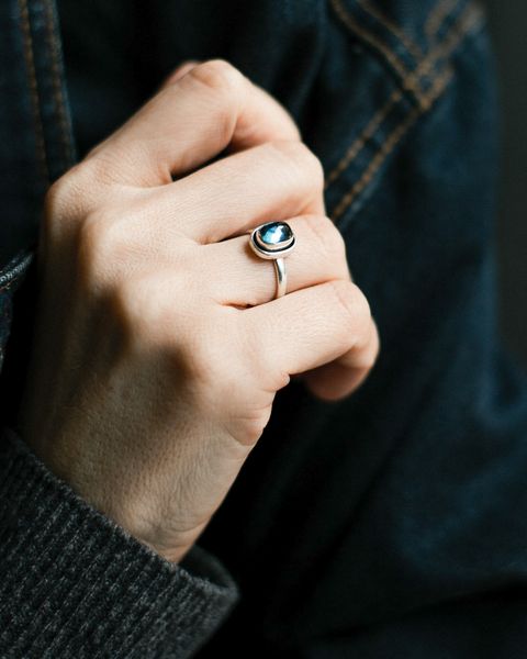Перстень із топазом 0115-2 фото