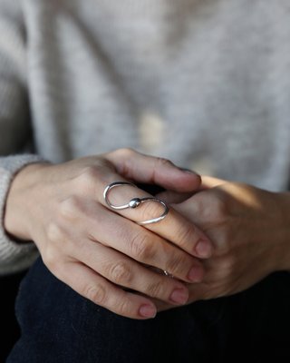 Срібний перстень 0137-1 фото